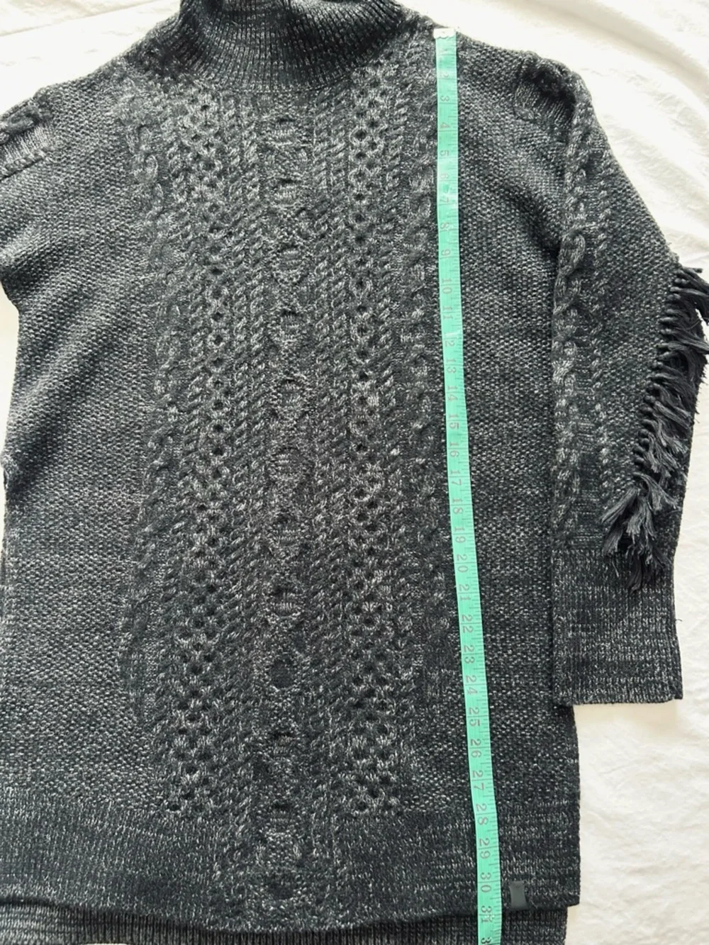 Kit and Ace 100% Cashmere/Silk Cowl Neck Charcoal Grey Pullover Sweater - Picture 10 of 12
